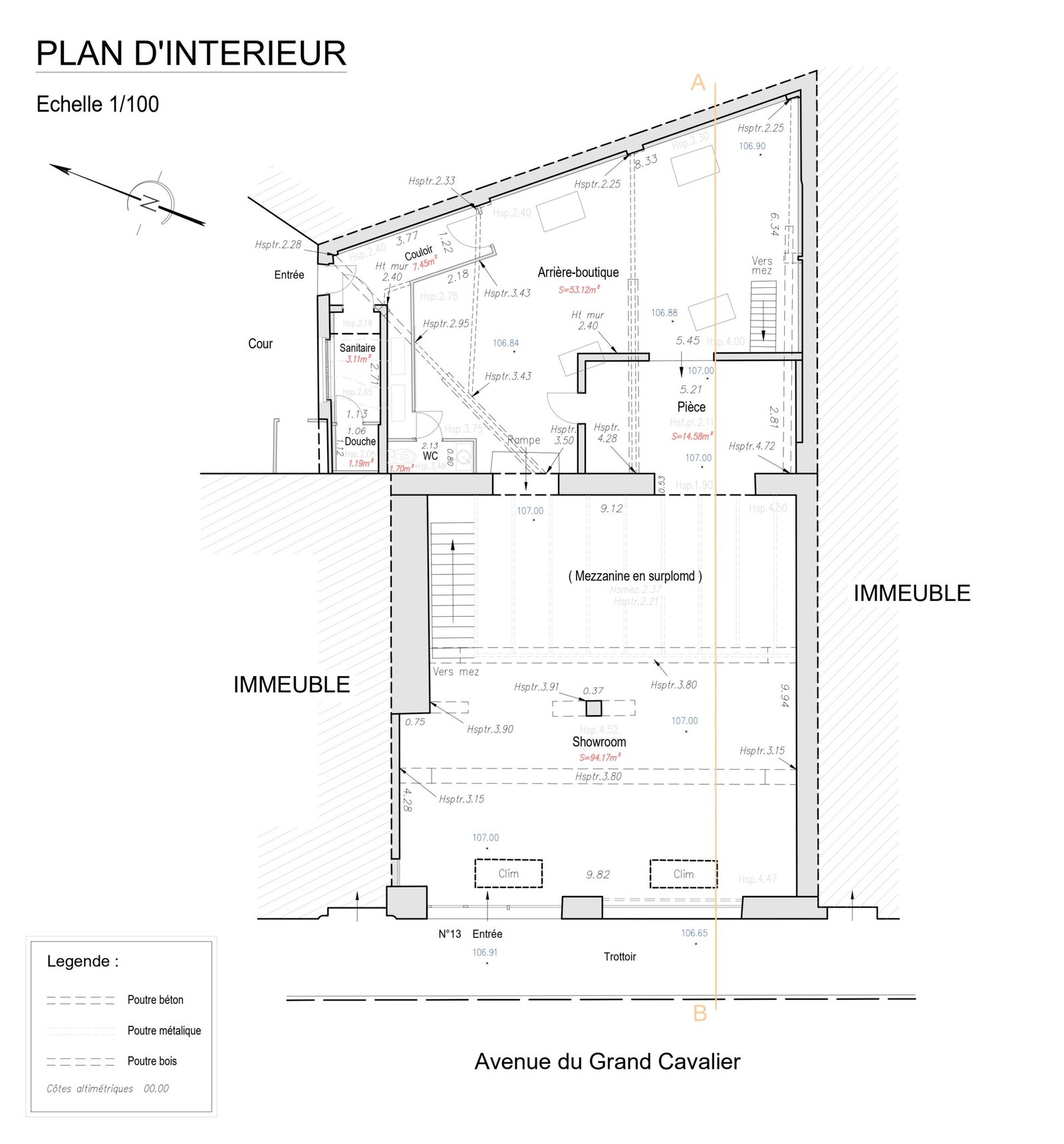 Plan d'intérieur